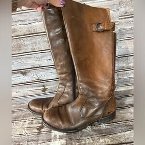 Born Dottie Leather Riding Boots D07716 Size 8
